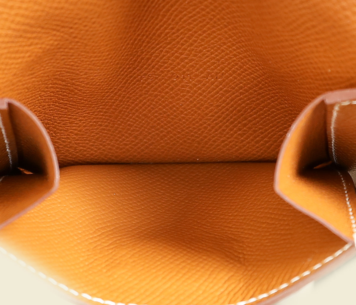 Hermes Gold Kelly Pocket Compact Wallet