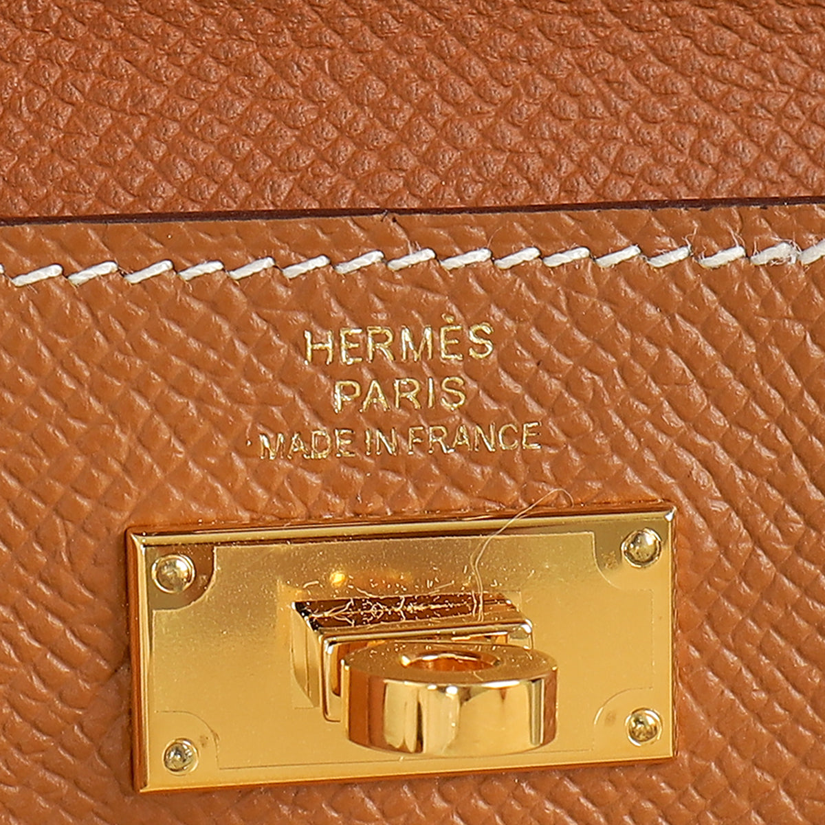 Hermes Gold Kelly Pocket Compact Wallet