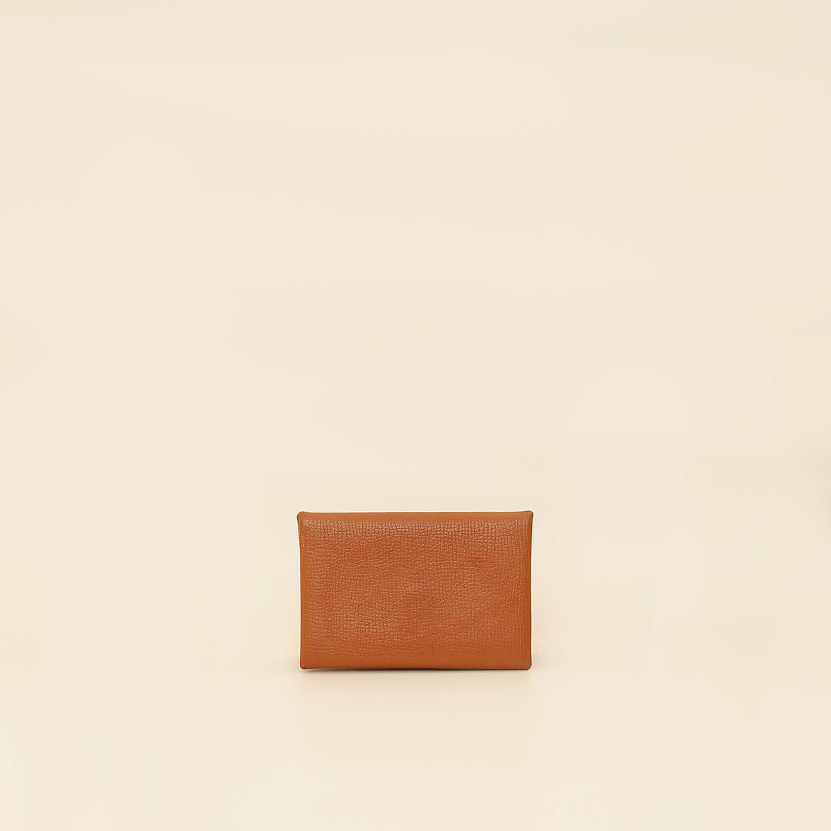 Hermes Gold Calvi Card Holder