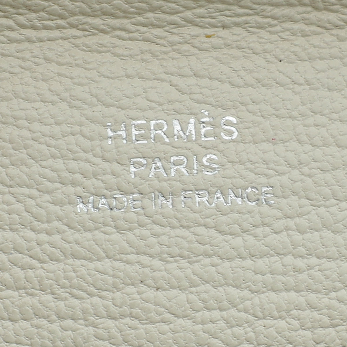 Hermes Parchemin Ostrich Calvi Card Holder