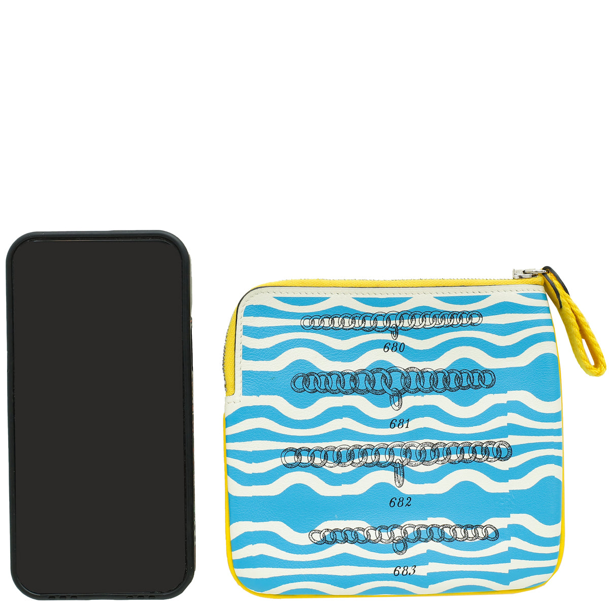 Hermes Bicolor Manufacture de Boucleries Carre Pocket Swift Pouch-Hermes-THE CLOSET