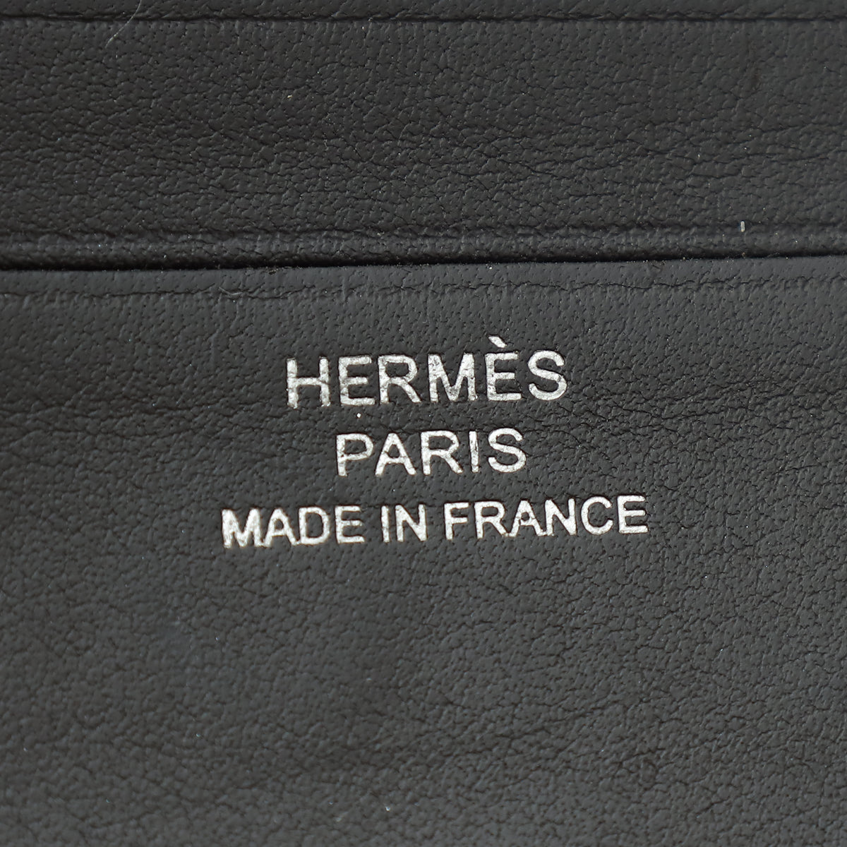 Hermes Ebeny Twill Swift Card Holder