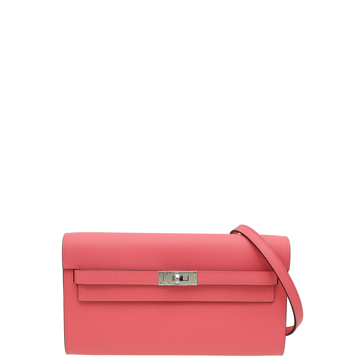 Hermes Rose Azalee Kelly To Go Evercolor Wallet-Hermes-THE CLOSET
