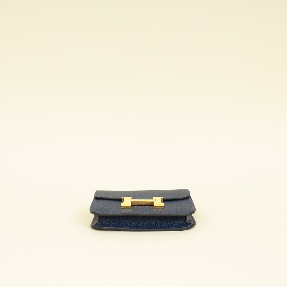 Hermes Bleu Sapphire Constance Slim Wallet