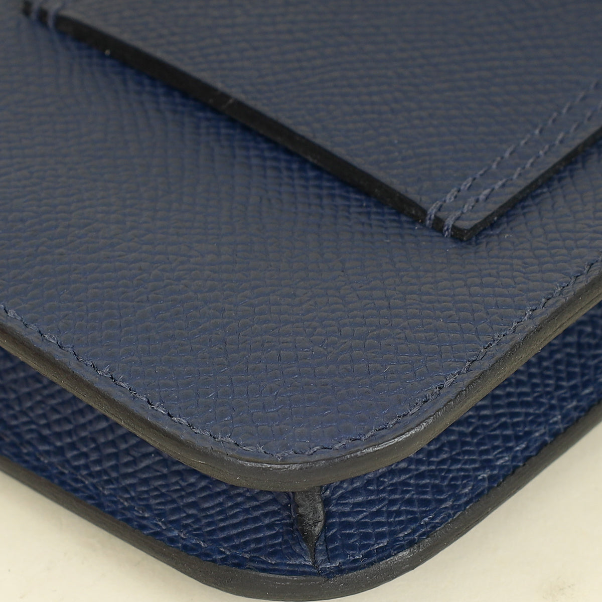 Hermes Bleu Sapphire Constance Slim Wallet