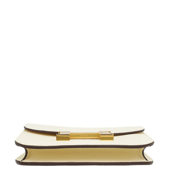Load image into Gallery viewer, Hermes Craie Constance Slim Wallet
