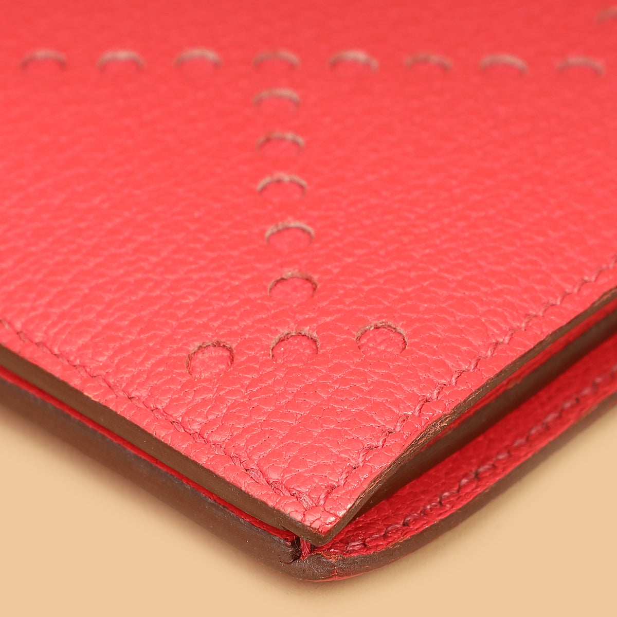 Hermes Bougainvillea Evelyne Card Wallet-Hermes-THE CLOSET