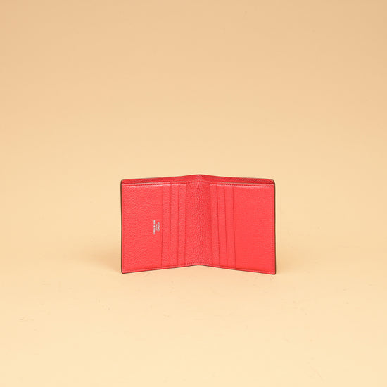 Hermes Bougainvillea Evelyne Card Wallet-Hermes-THE CLOSET