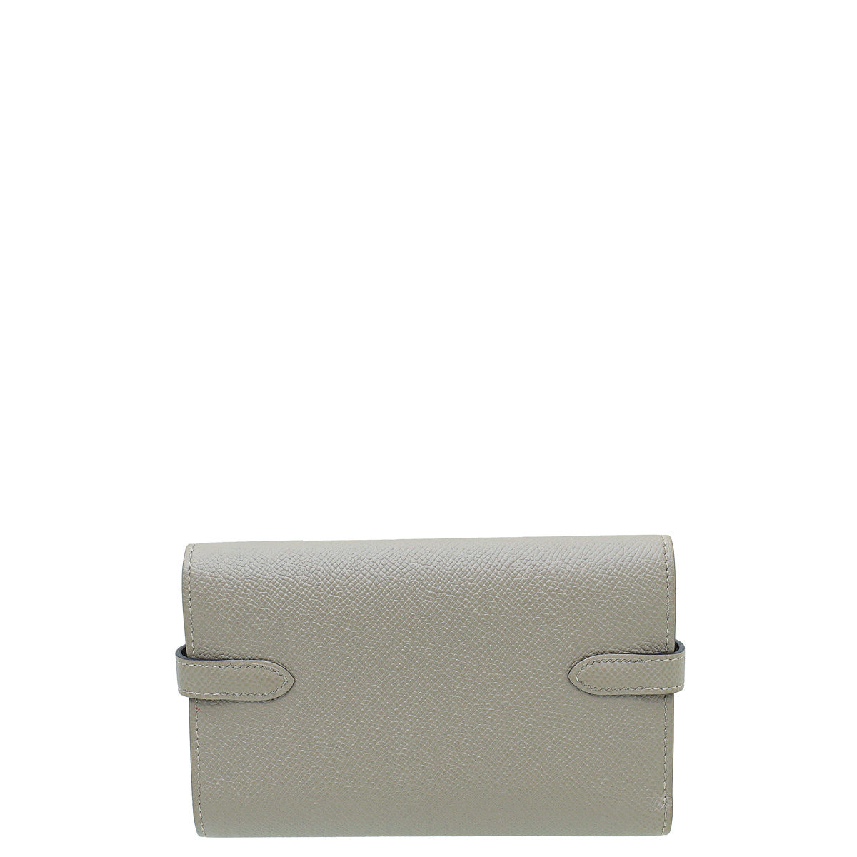 Hermes Gris Asphalt Kelly Classic Medium Wallet-Hermes-THE CLOSET