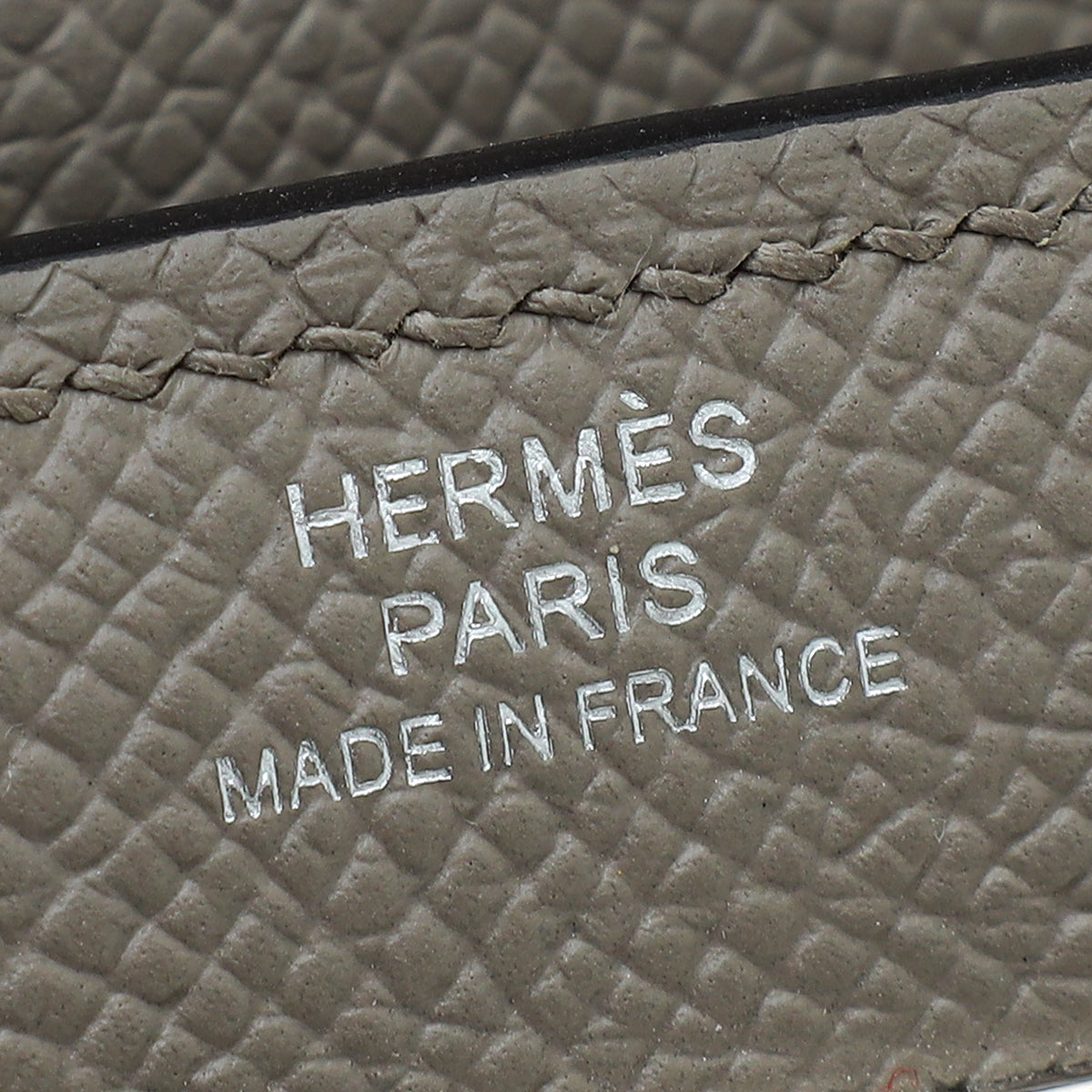 Hermes Gris Asphalt Kelly Classic Medium Wallet