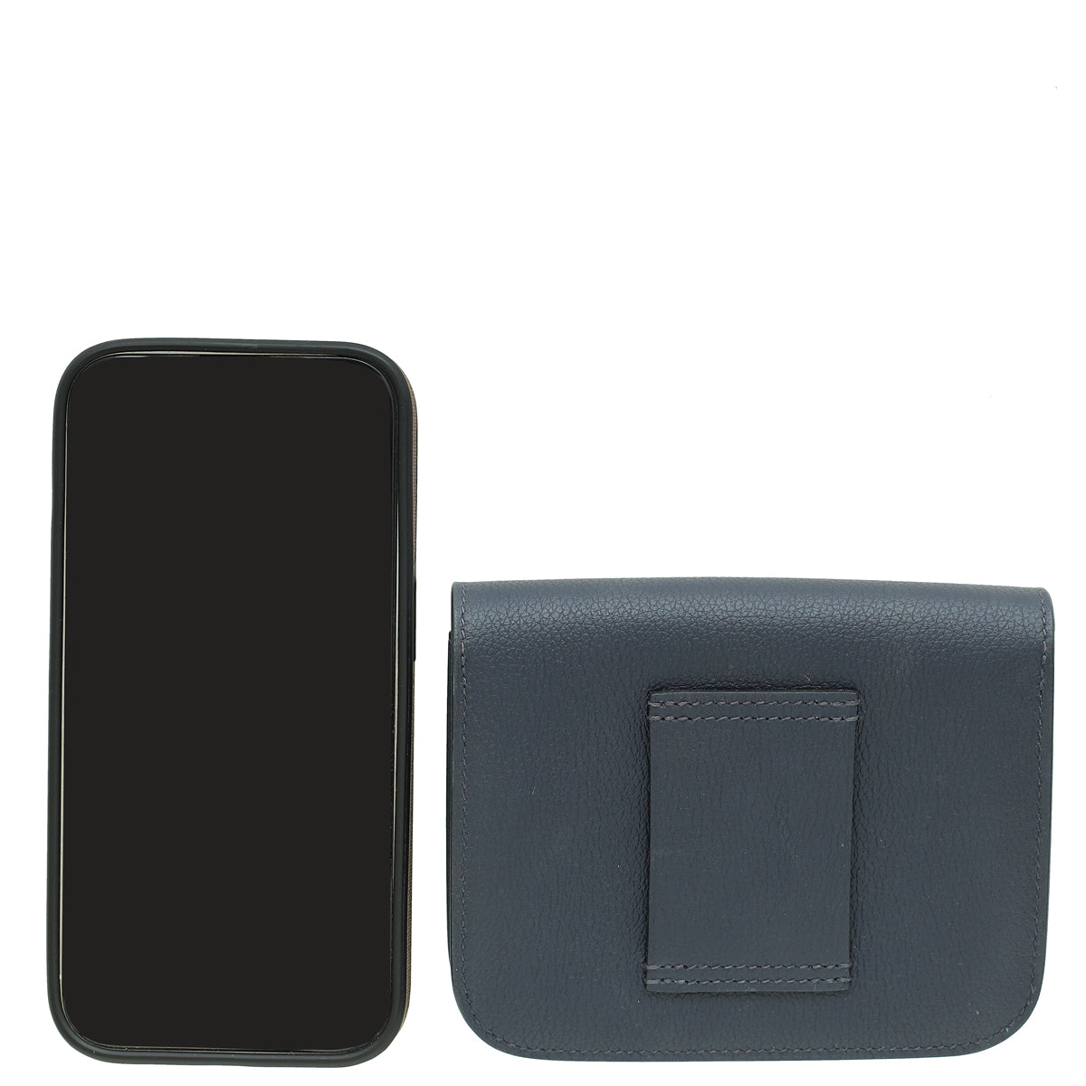 Hermes Bleu Obscur Constance Slim Wallet-Hermes-THE CLOSET