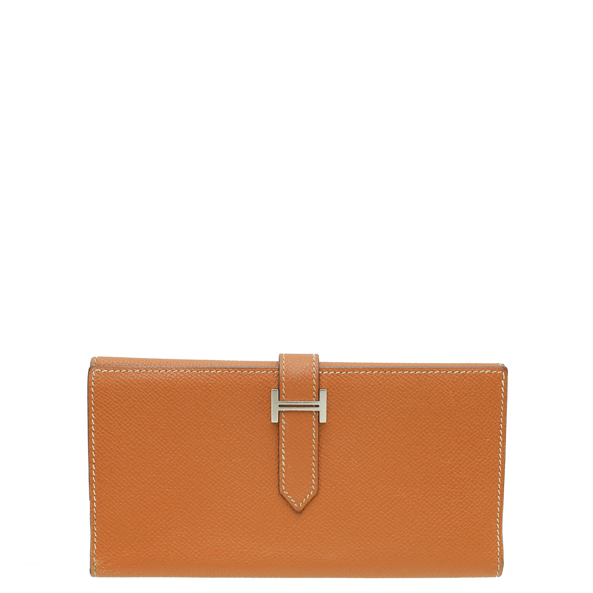 Hermes Gold Trifold Bearn Wallet-Hermes-THE CLOSET