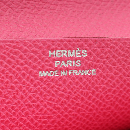 Hermes Bicolor Trifold Bearn Wallet