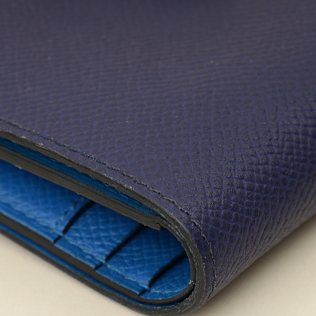 Hermes Bicolor Bearn Verso Compact Wallet-Hermes-THE CLOSET