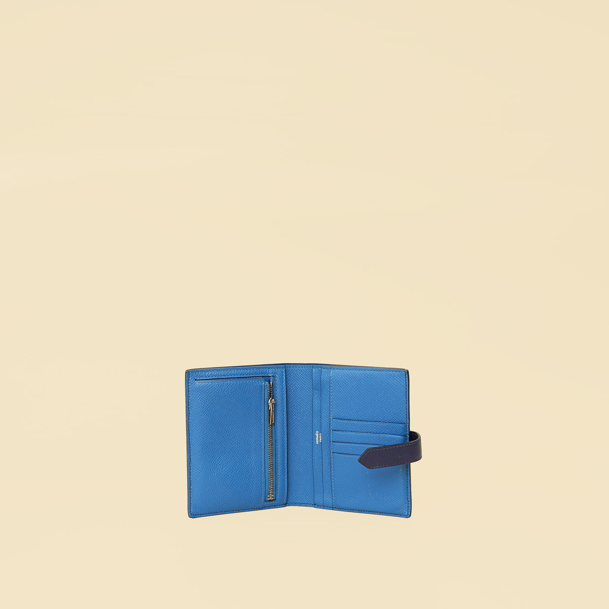 Hermes Bicolor Bearn Verso Compact Wallet-Hermes-THE CLOSET