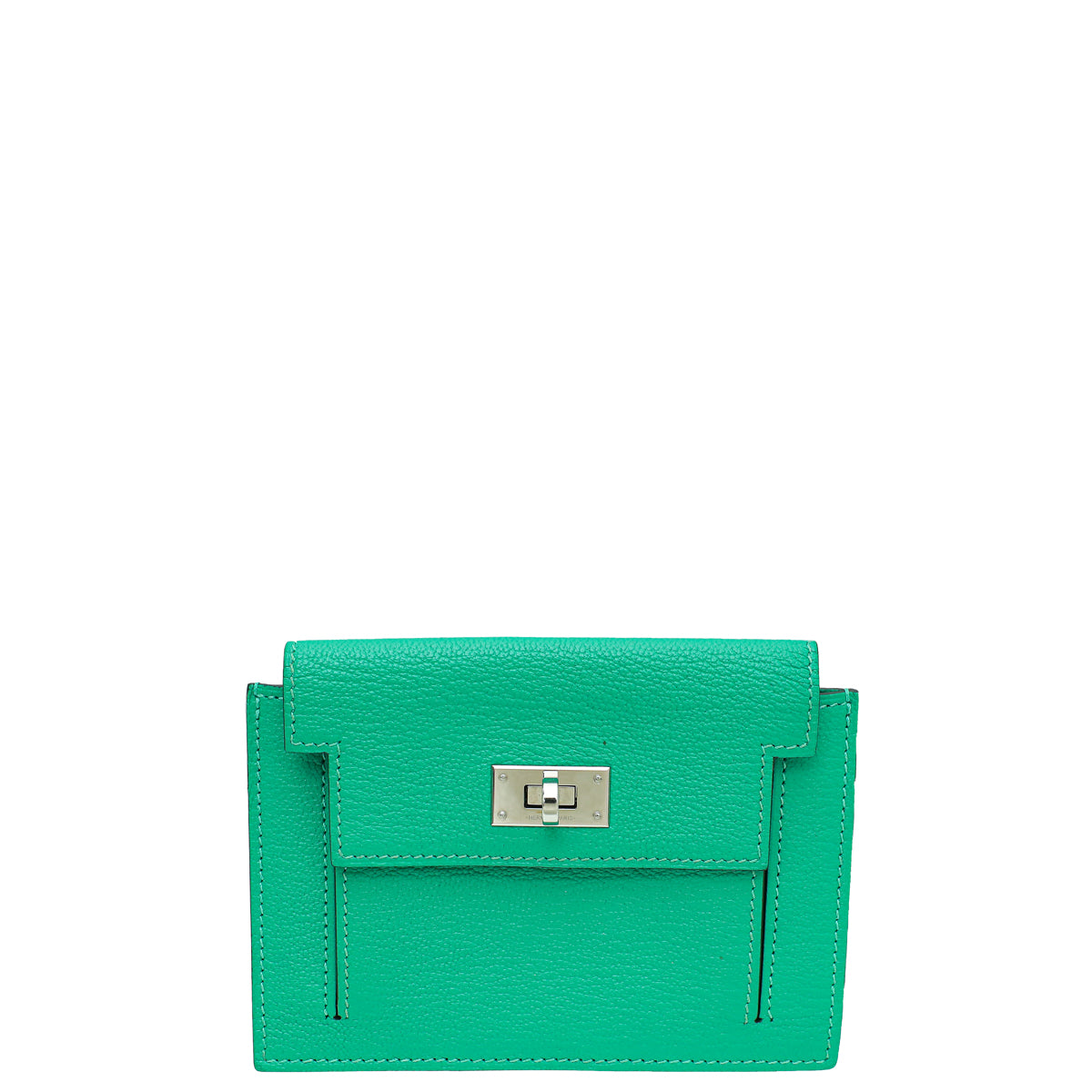 Hermes Menthe Mysore Kelly Pocket Compact Wallet-Hermes-THE CLOSET