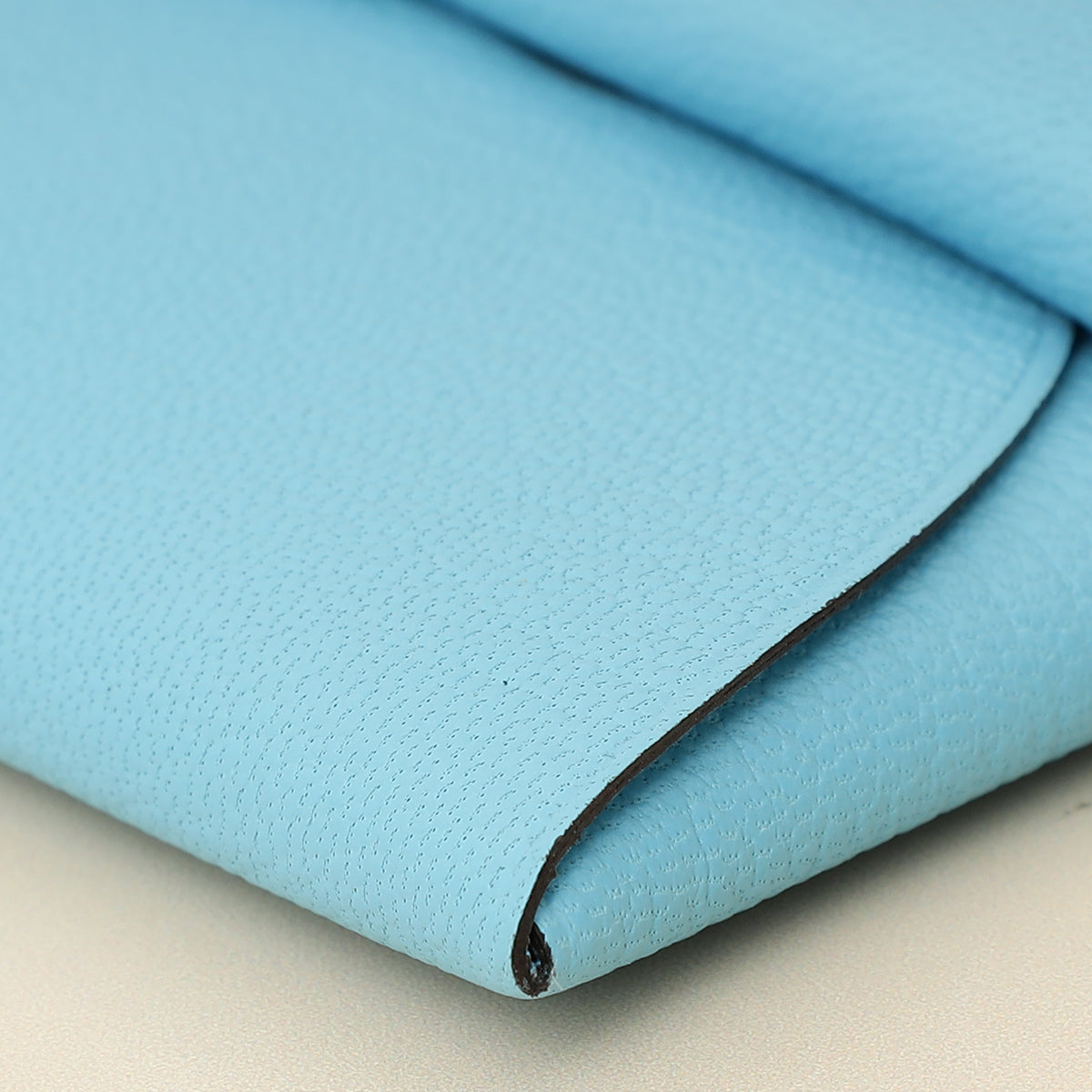 Hermes Bleu De Nord Mysore Goatskin Bastia Change Purse-Hermes-THE CLOSET