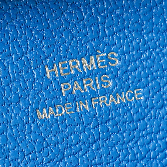Hermes Bleu Hydra Mysore Goatskin Bastia Change Purse-Hermes-THE CLOSET