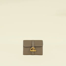 Hermes Etoupe Glenan Compact Wallet