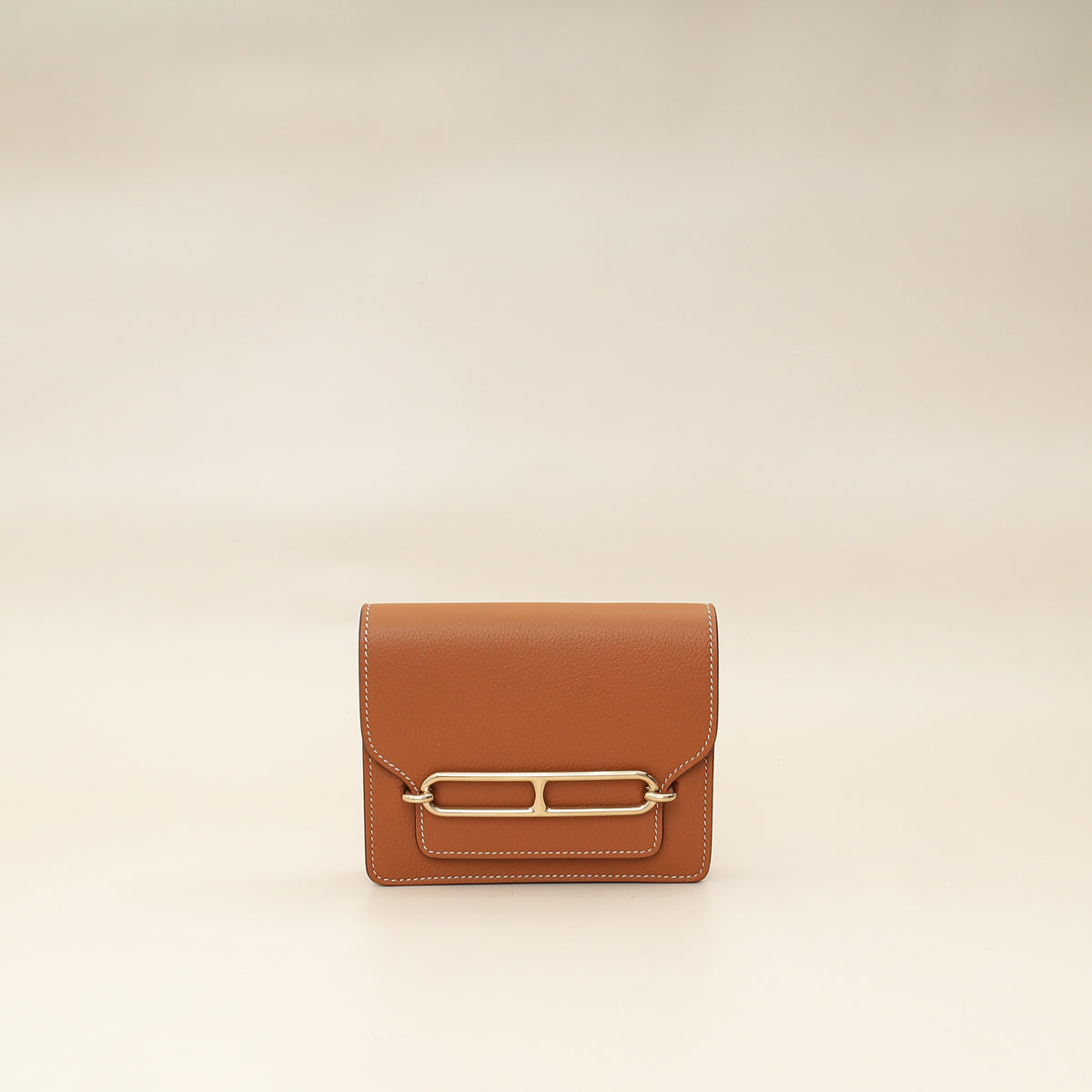 Hermes Gold Roulis Slim Evercolor Wallet-Hermes-THE CLOSET