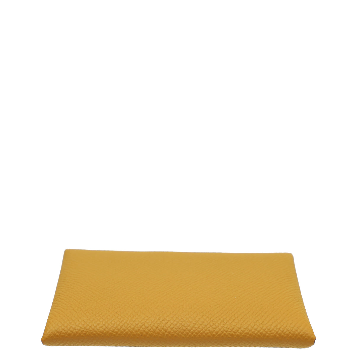 Hermes Caramel Calvi Duo Compact Card Holder