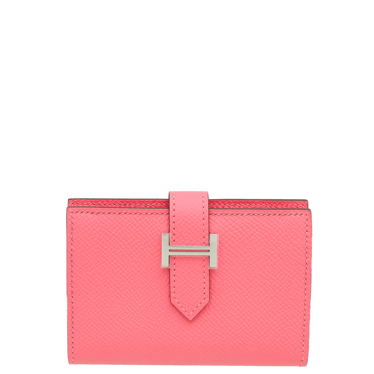 Hermes Rose Azalee Bearn Card Holder Wallet-Hermes-THE CLOSET