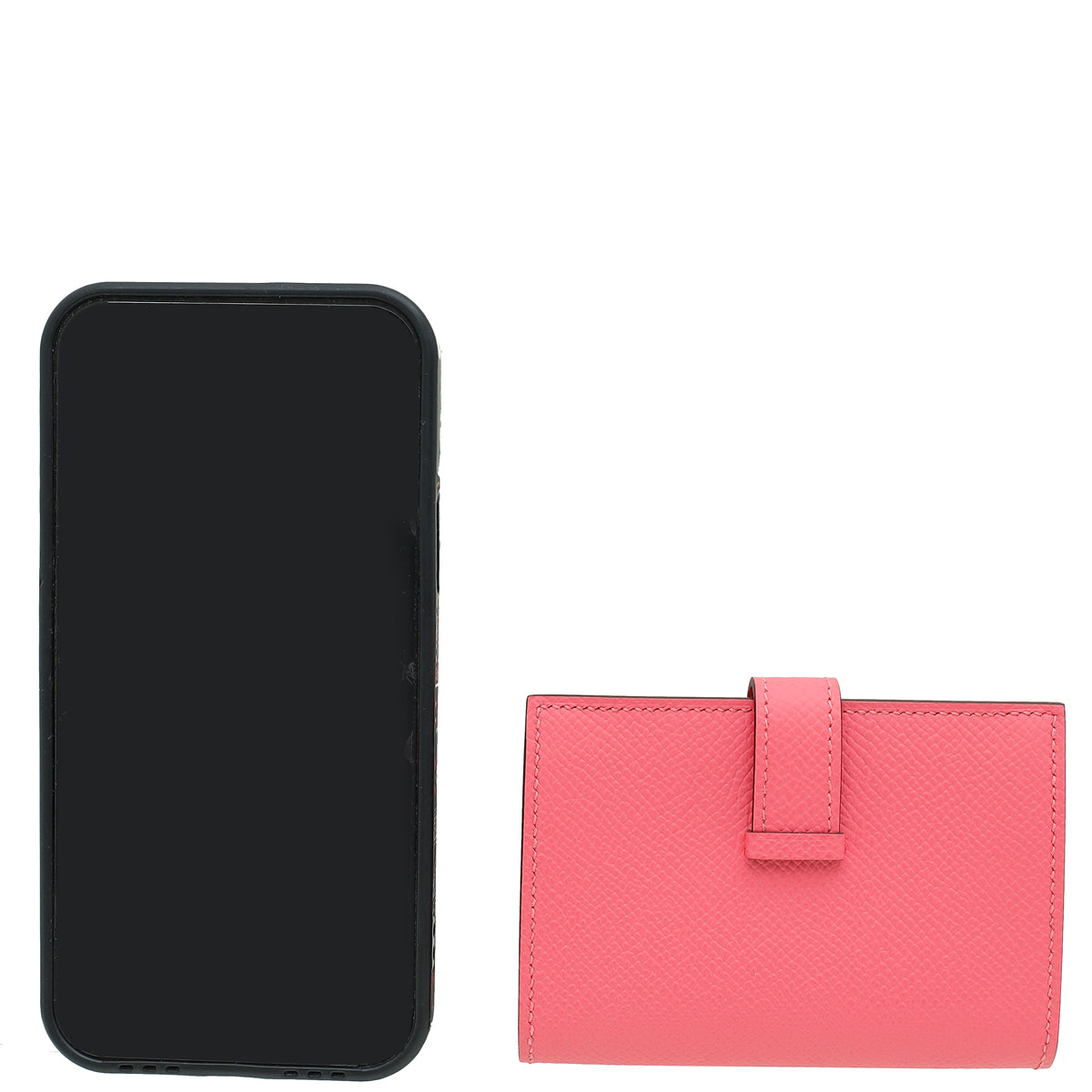 Hermes Rose Azalee Bearn Card Holder Wallet-Hermes-THE CLOSET