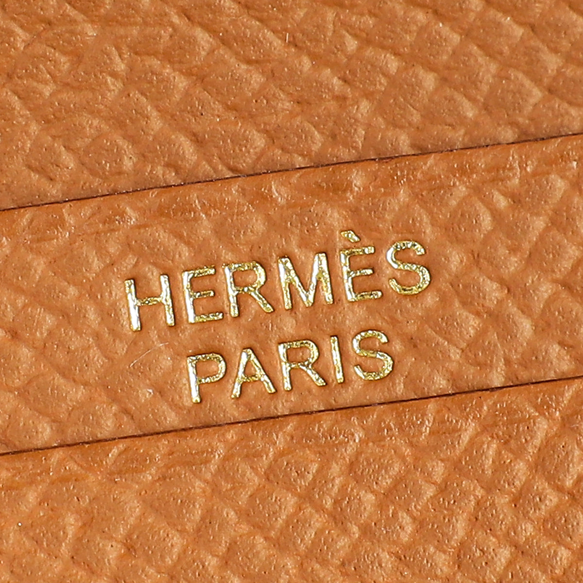 Hermes Gold Bearn Compact Wallet
