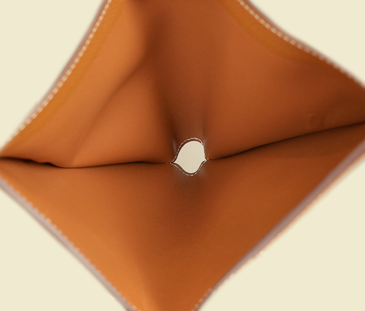 Hermes Gold Bearn Compact Wallet