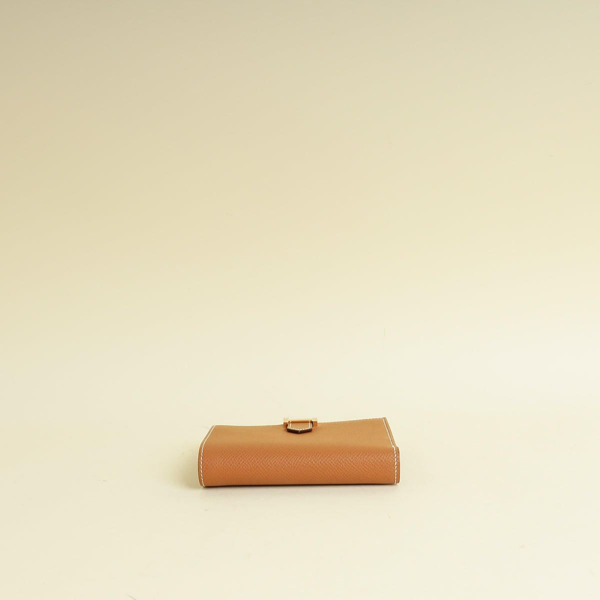Hermes Gold Bearn Compact Wallet
