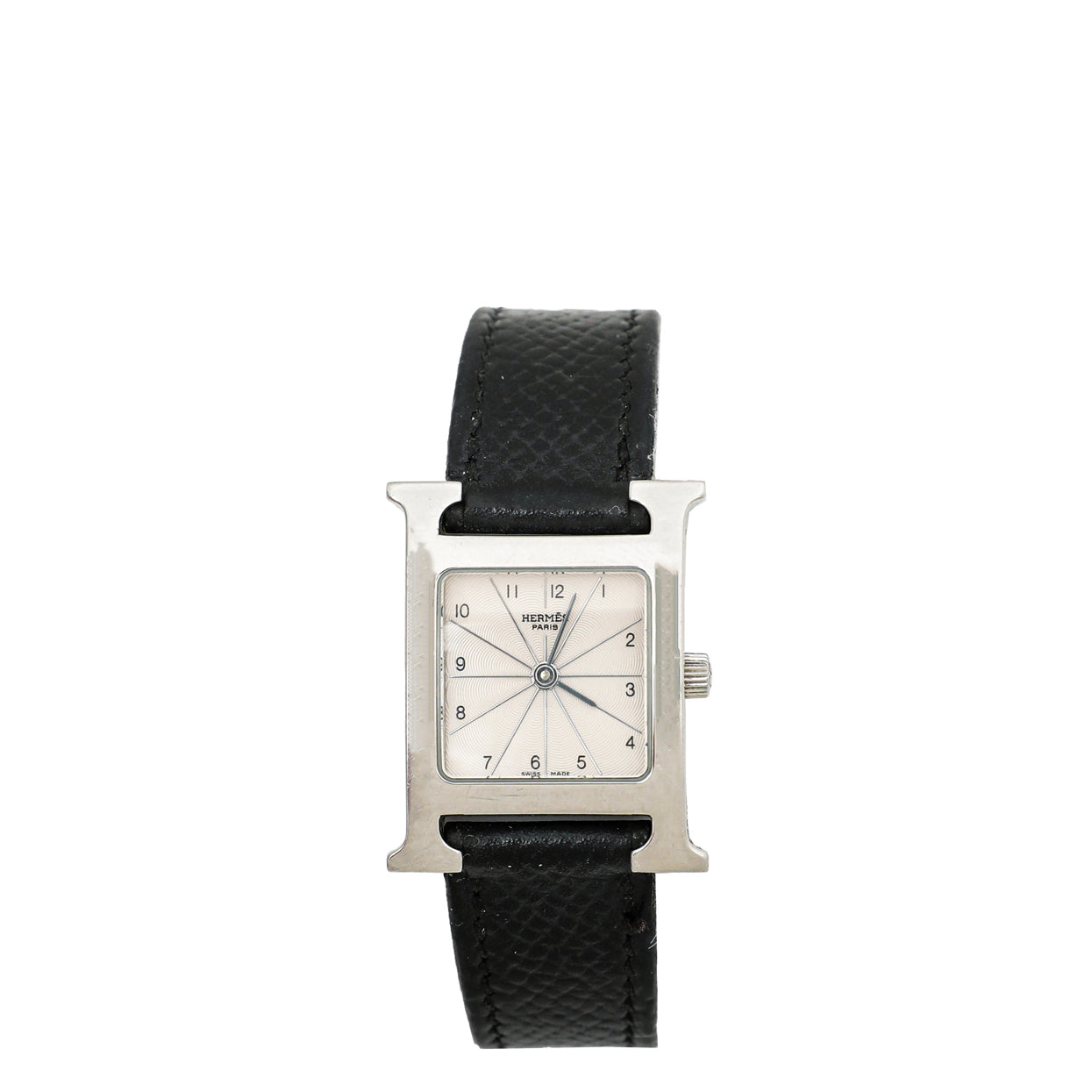 Hermes Stainless Steel Heure H Quartz Watch-Hermes-THE CLOSET