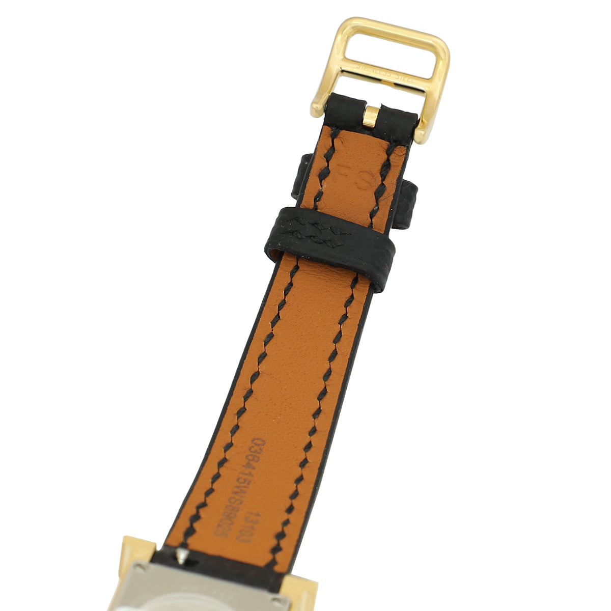 Hermes 18K Yellow Gold Steel Heure H Mini Model 17mm Watch-Hermes-THE CLOSET