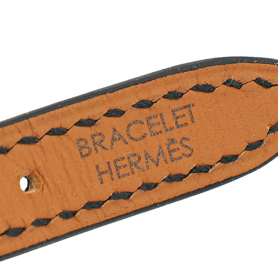 Hermes 18K Yellow Gold Steel Heure H Mini Model 17mm Watch-Hermes-THE CLOSET