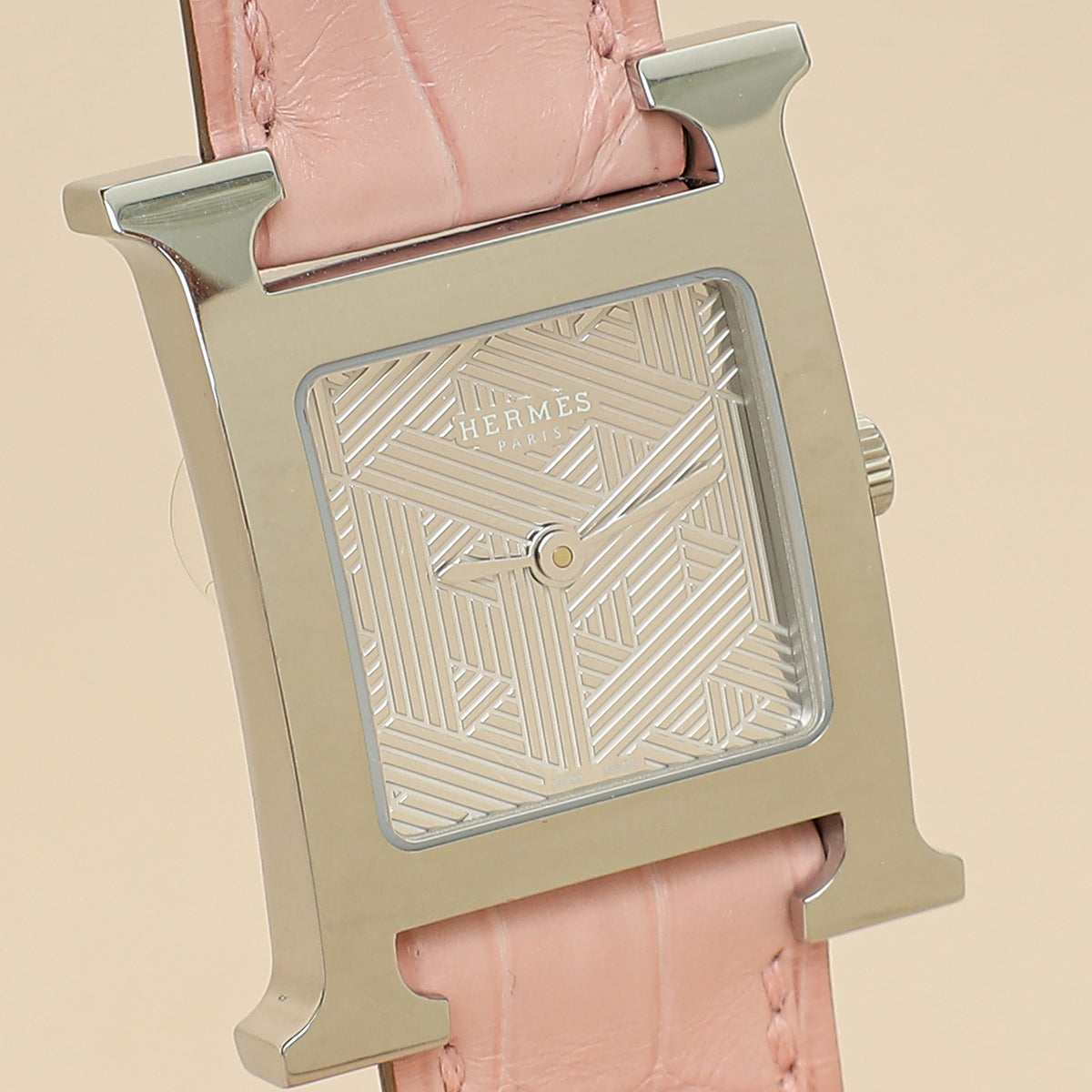 Hermes Stainless Steel Heure H 21mm Small Model Quartz Watch-Hermes-THE CLOSET