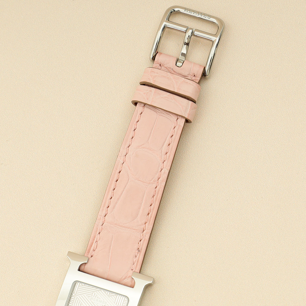 Hermes Stainless Steel Heure H 21mm Small Model Quartz Watch-Hermes-THE CLOSET