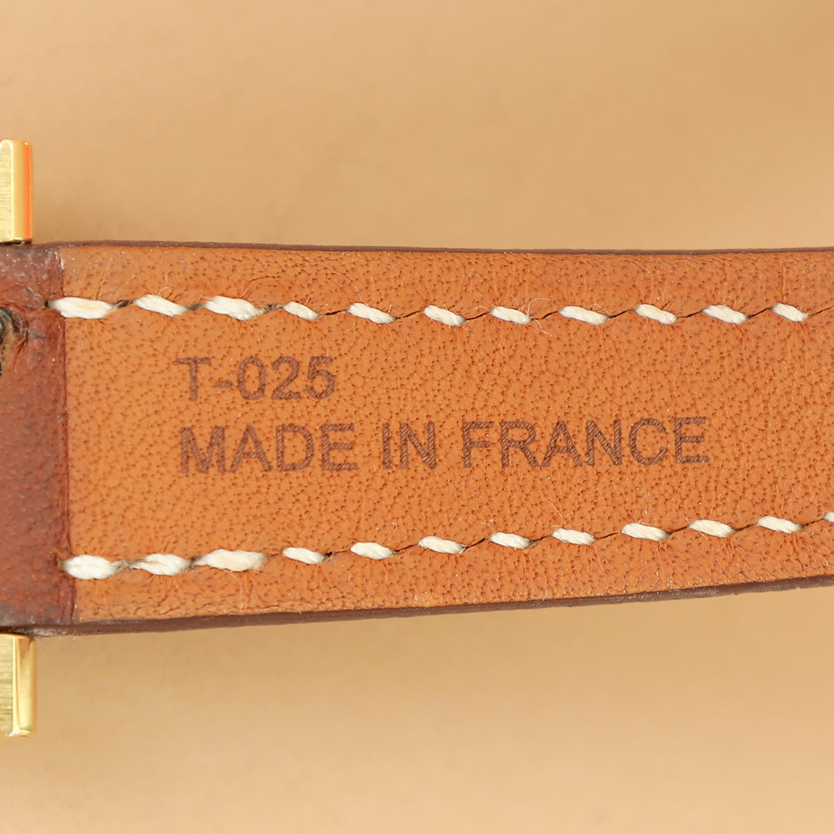 Hermes Yellow Gold Plated Heure H Mini Model 21mm Quartz Watch-Hermes-THE CLOSET