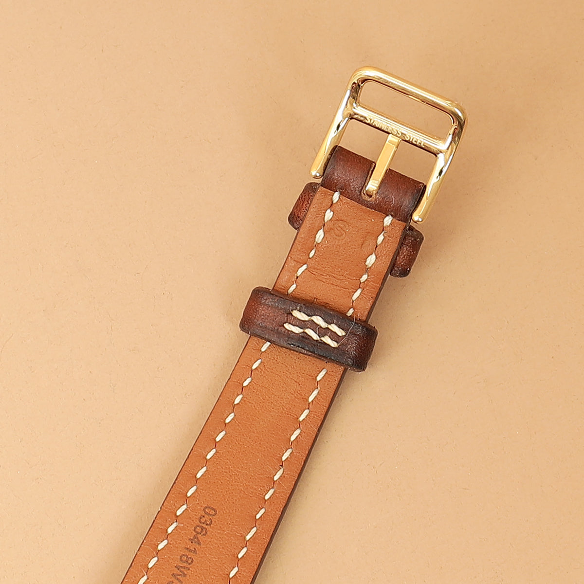 Hermes Yellow Gold Plated Heure H Mini Model 21mm Quartz Watch-Hermes-THE CLOSET