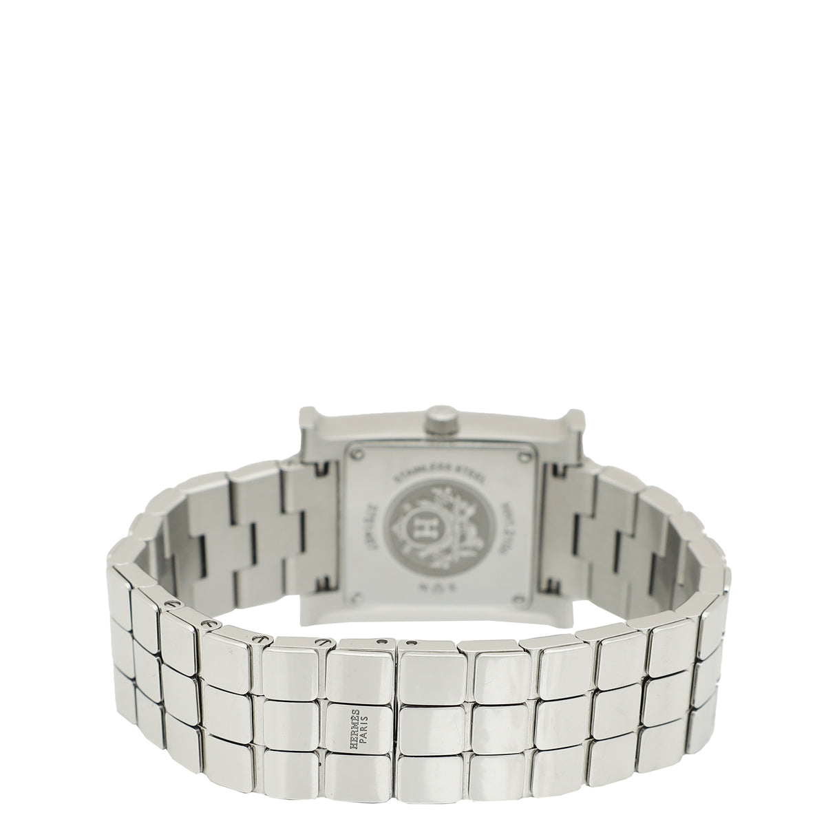Hermes Stainless Steel Heure H 21mm Mini Model Quartz Watch-Hermes-THE CLOSET