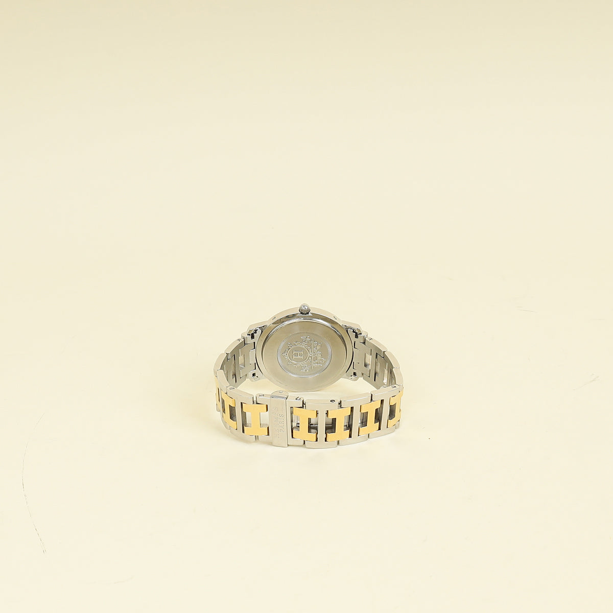 Hermes Stainless Steel Clipper Combination 36mm Quartz Watch