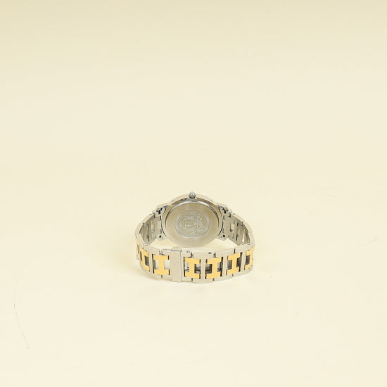 Hermes Stainless Steel Clipper Combination 36mm Quartz Watch