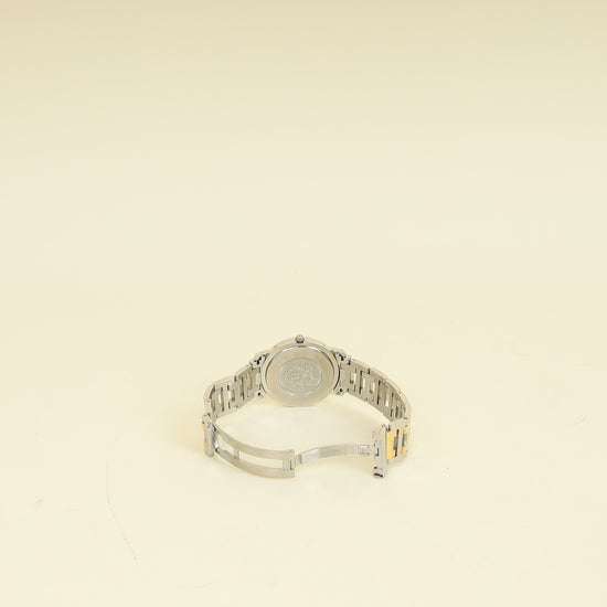 Hermes Stainless Steel Clipper Combination 36mm Quartz Watch