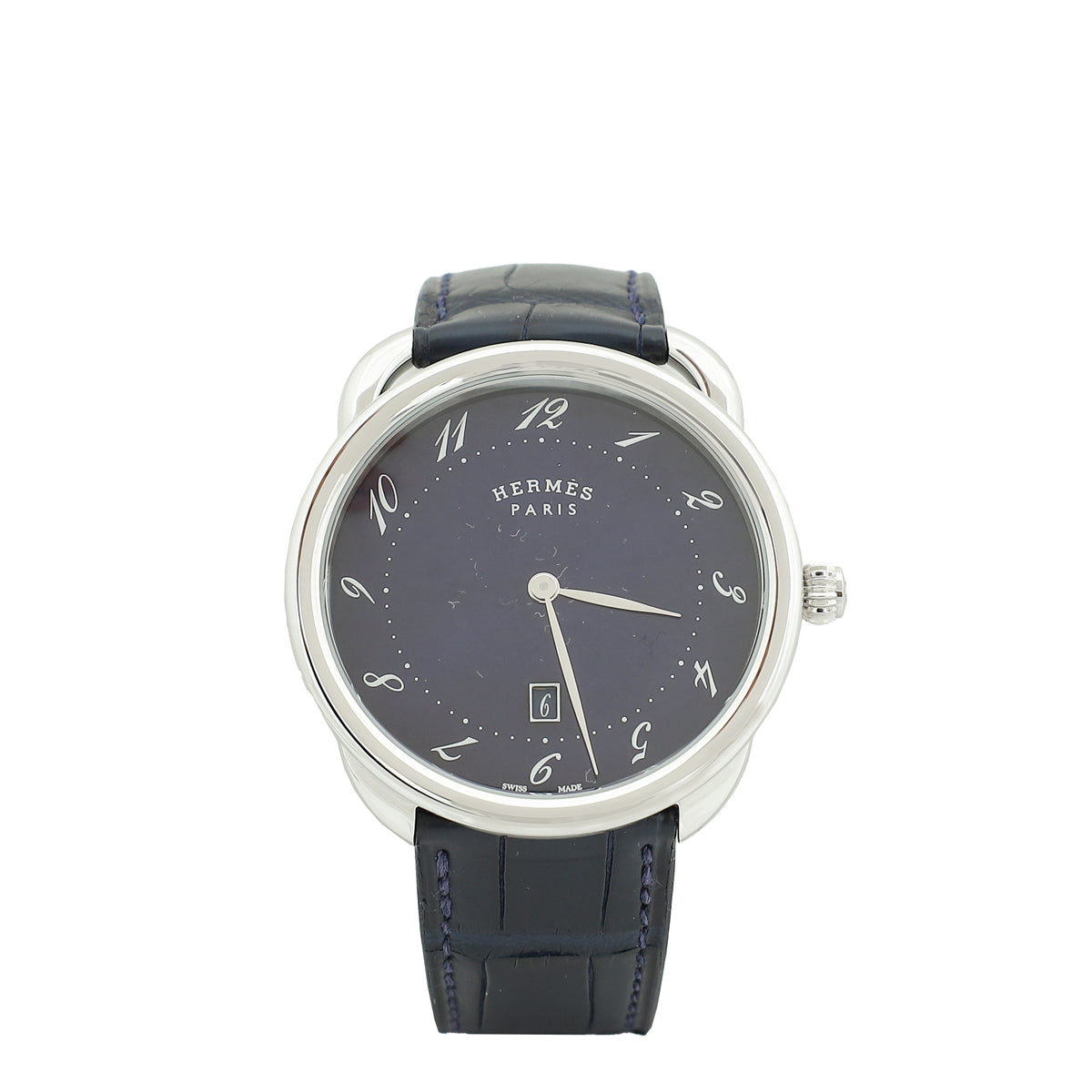 Hermes Arceau Stainless Steel Large Size 40mm Quartz Men's Watch-Hermes-THE CLOSET