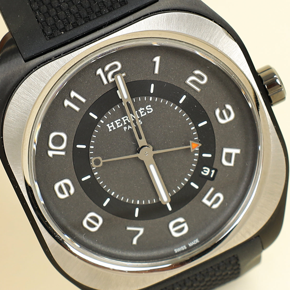 Hermes Noir H08 42mm Watch