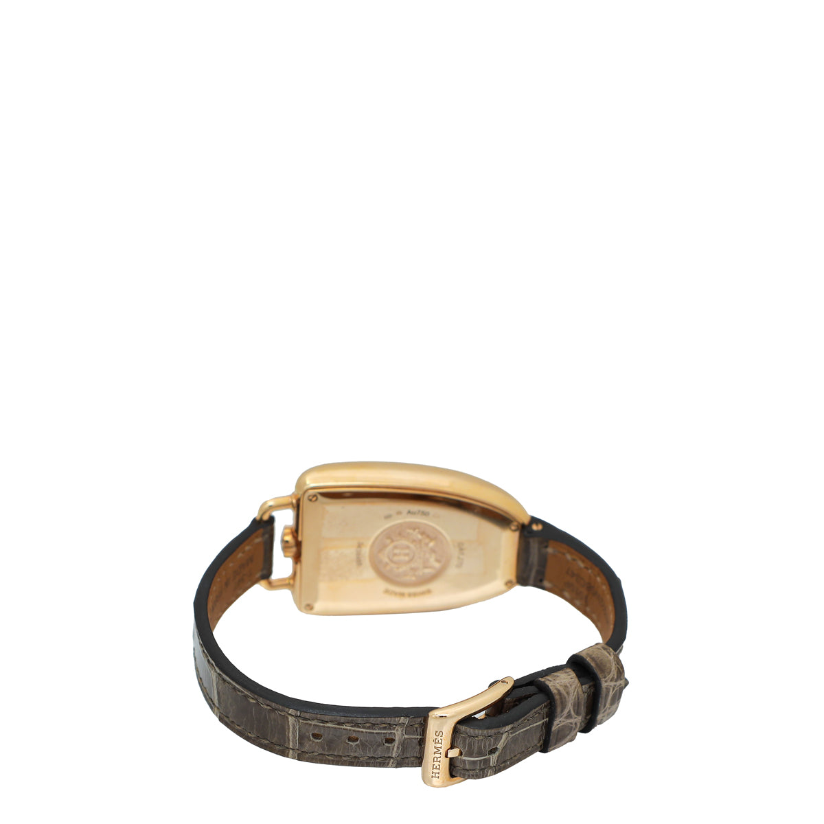 Hermes 18K Rose Case Alligator Galop d'Hermes 26mm Watch-Hermes-THE CLOSET