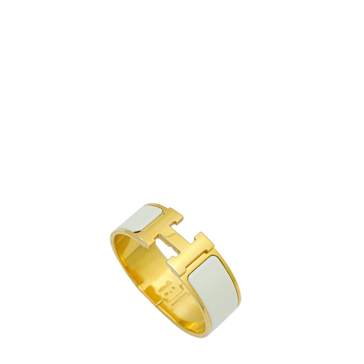 Hermes Blanc Clic Clac Bracelet-Hermes-THE CLOSET