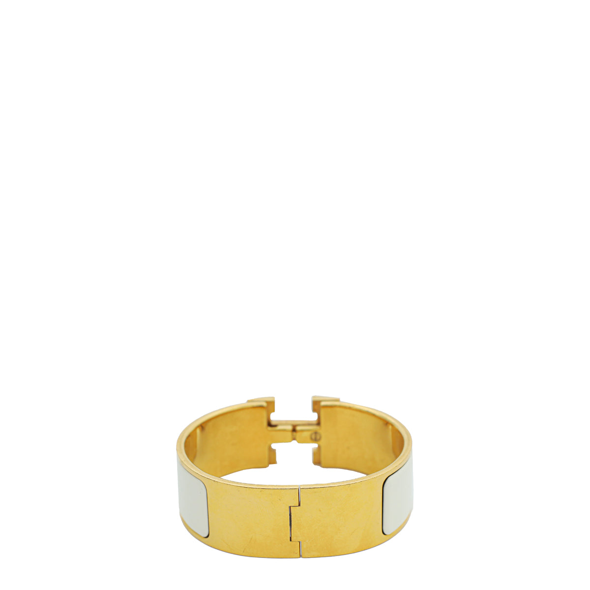Hermes Blanc Clic Clac Bracelet-Hermes-THE CLOSET