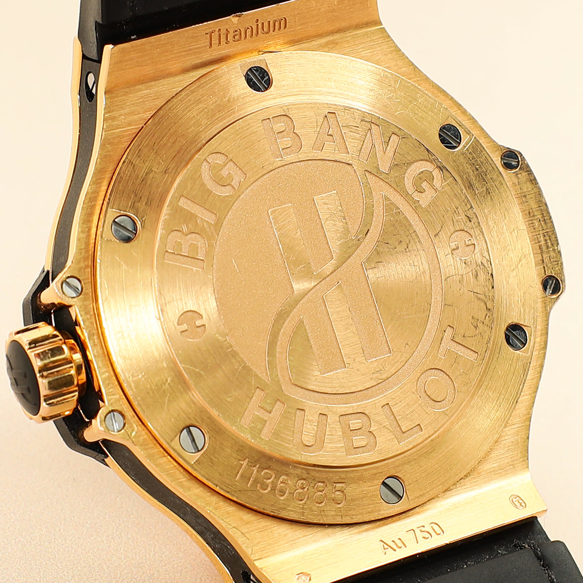 Hublot 18K Rose Gold Diamond Big Bang Quartz 38mm Watch-Hublot-THE CLOSET