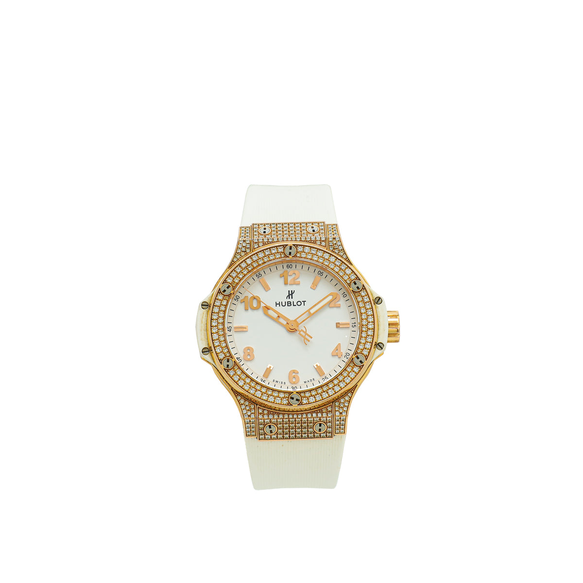 Hublot 18K Yellow Gold Diamonds Big Bang 38mm Quartz Watch-Hublot-THE CLOSET