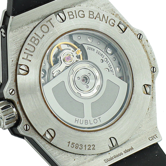 Hublot Stainless Steel Diamond Big Bang One Click Automatic 33mm Watch