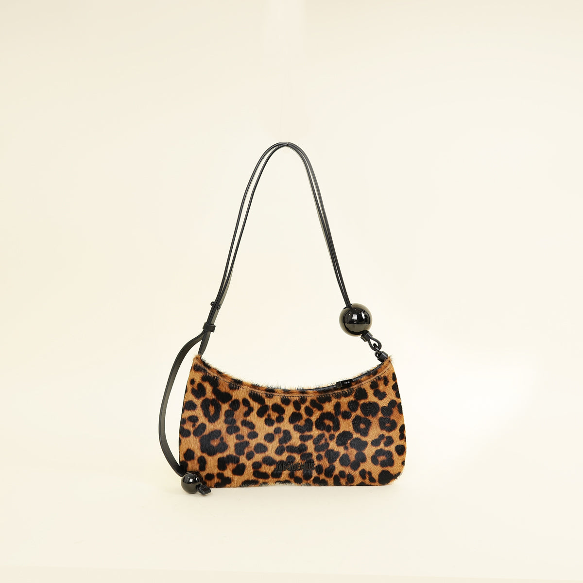Jacquemus Leopard Print Brown Le Bisou Perle Bag